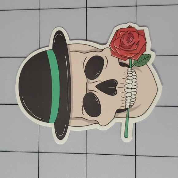 Skull Sticker - Picture 1 of 3